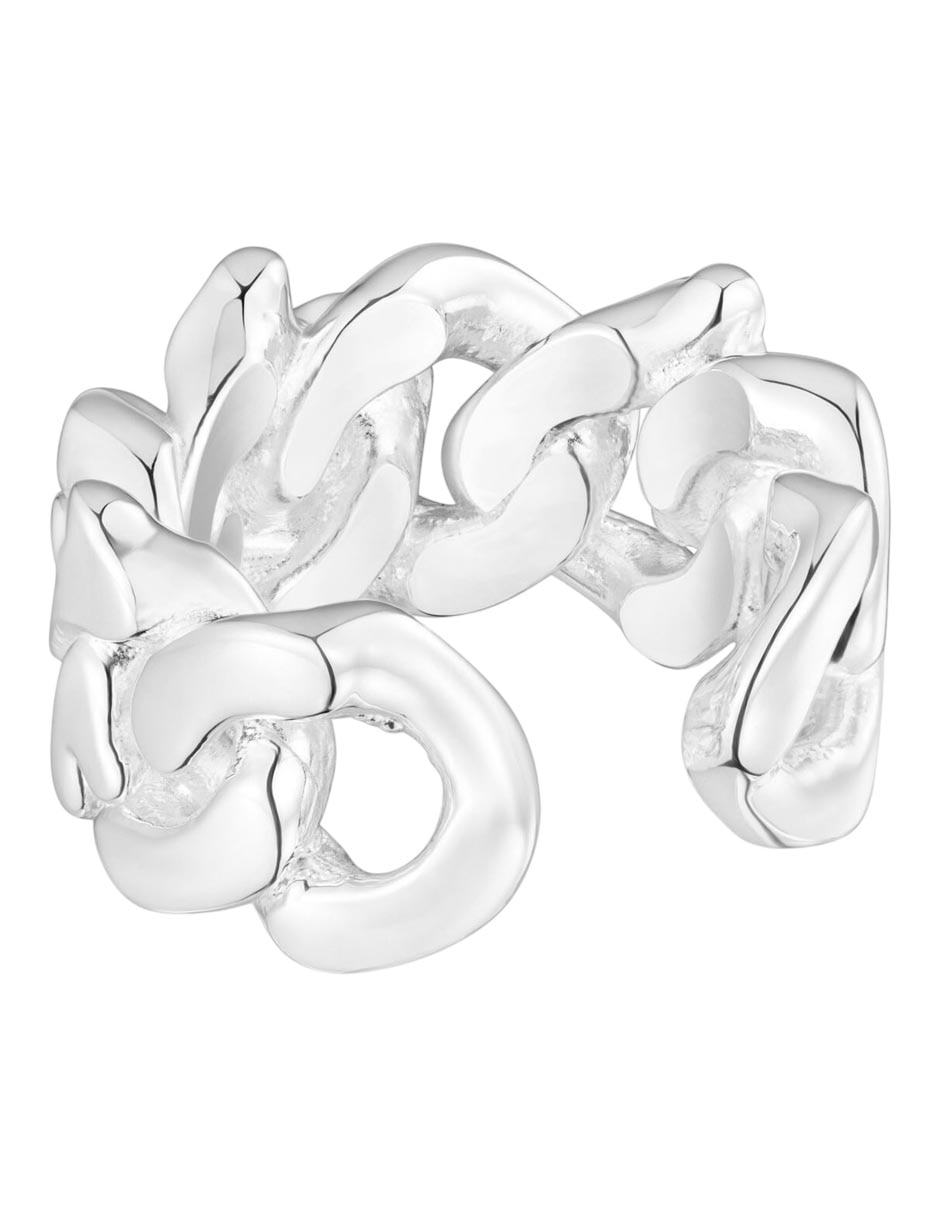 Anillo de oso Bear's Chain P 925 de plata brillante 5