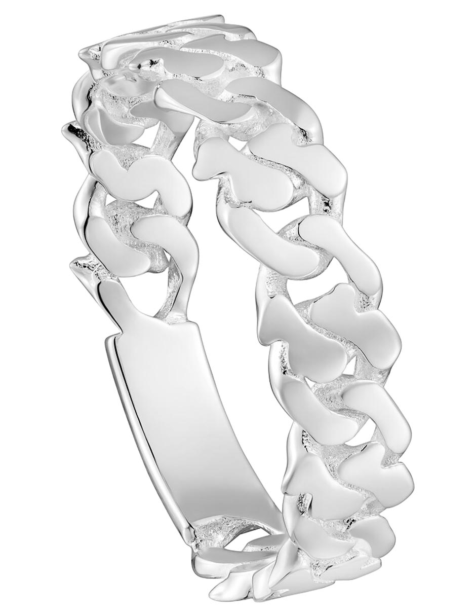 Anillo de oso Tous Bear's Chain P 925 de plata brillante