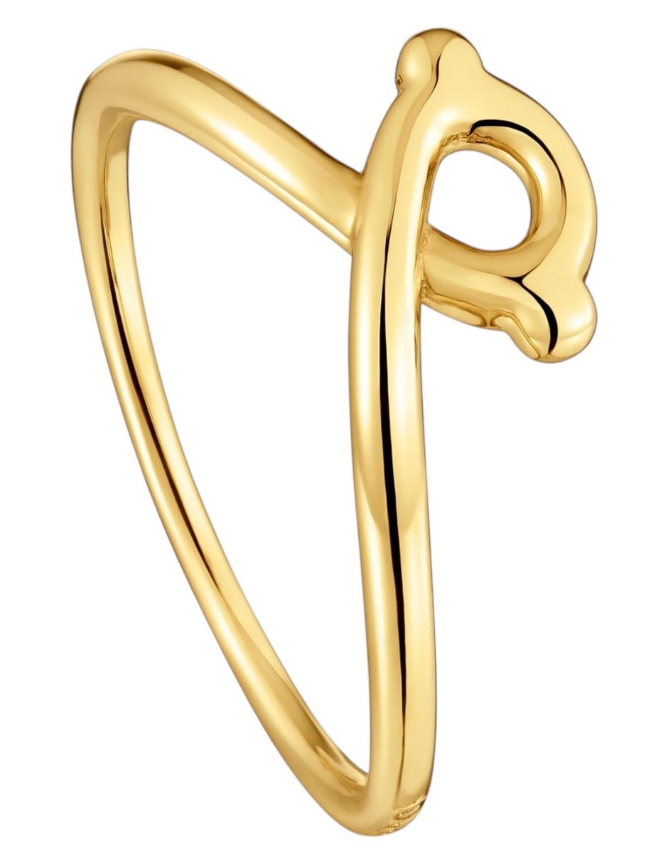 Anillo de oso Tous Infinity 10 k de oro brillante