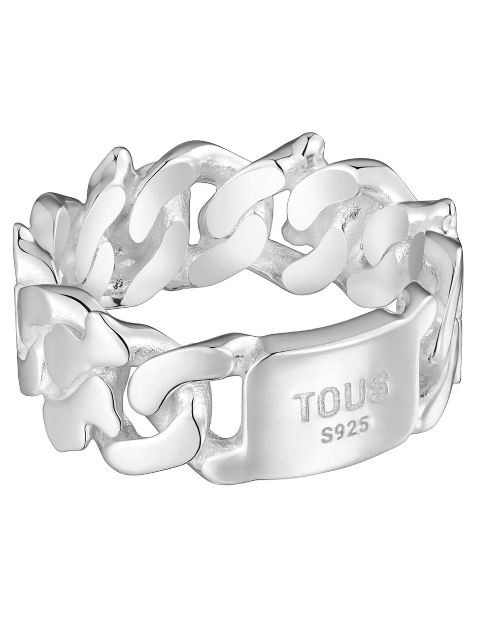 Anillo de oso Bear'S Chain P 925 de plata brillante