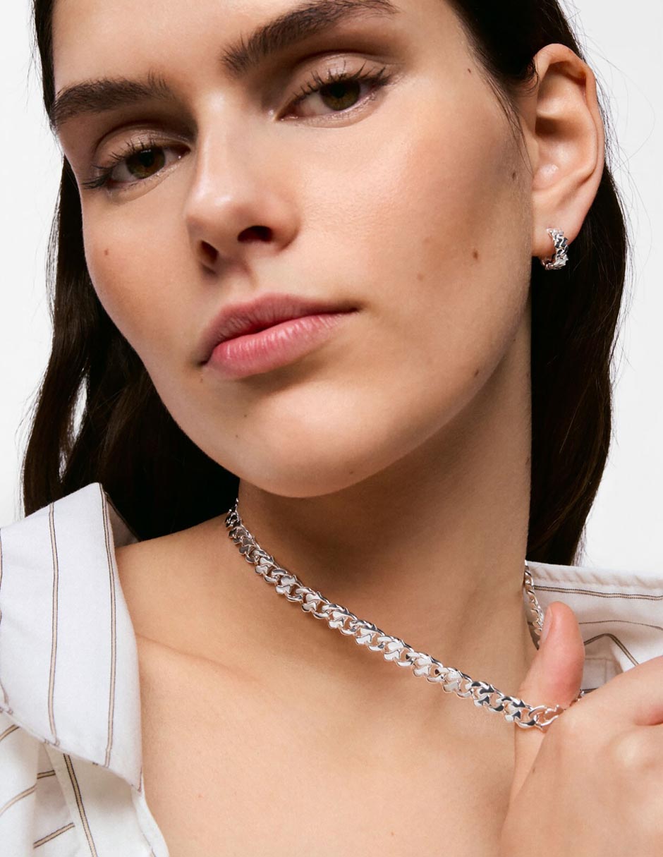 Collar de circular tous bear´s chain de plata p 925