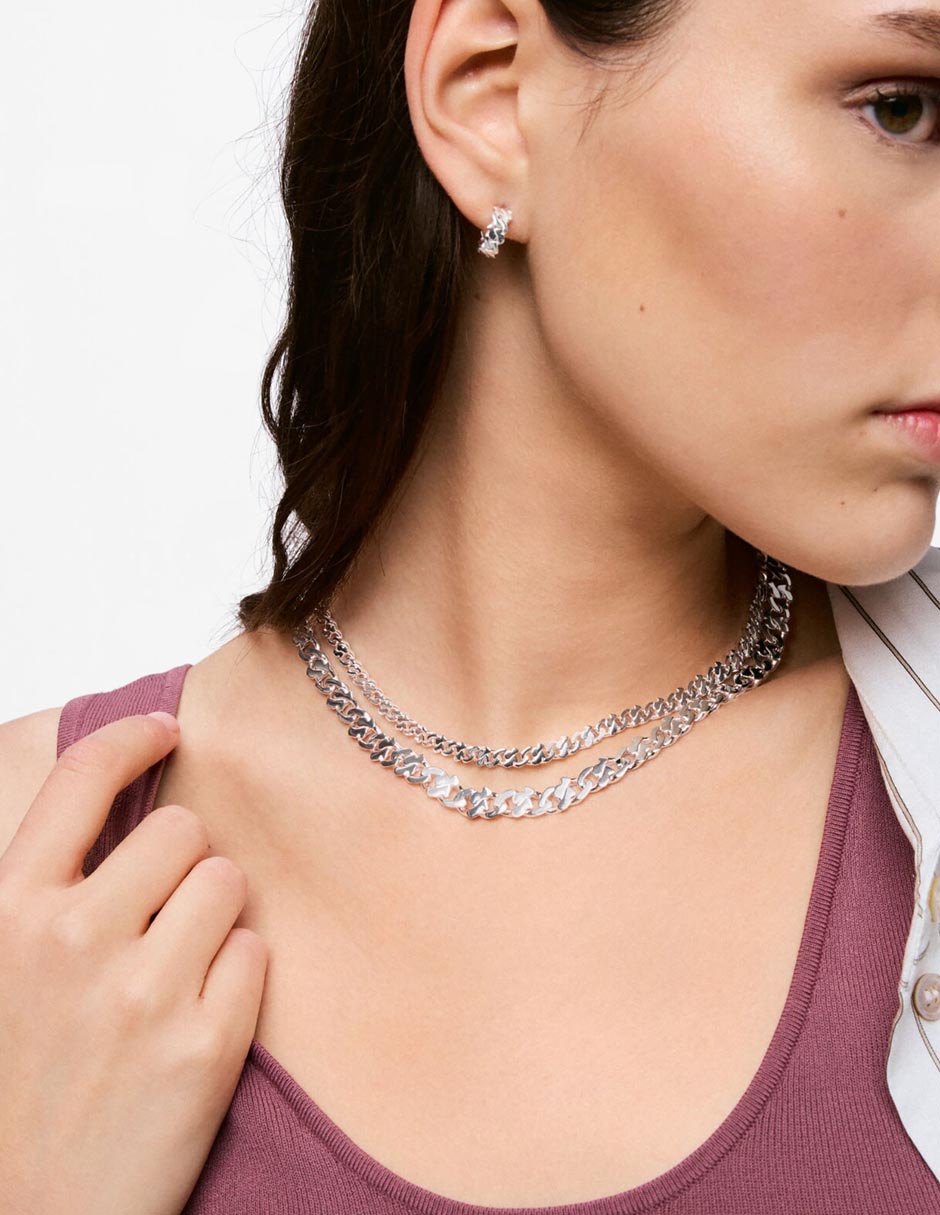 Collar de circular tous bear´s chain de plata p 925