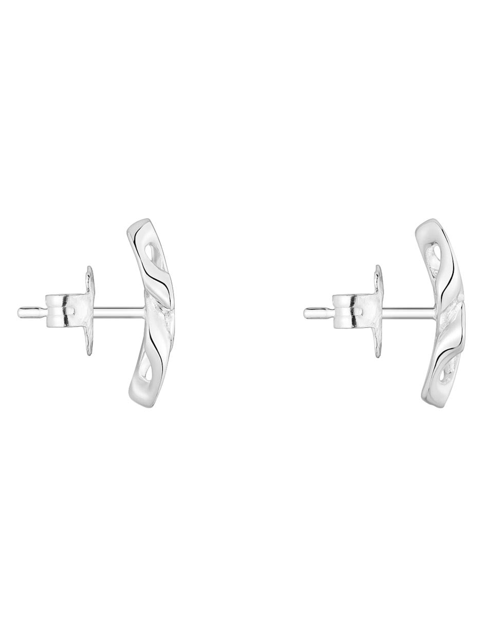 Broqueles de eslabones Bear´s Chain de Plata P 925 con acabado brillante 3