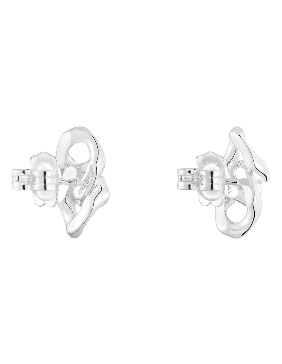 Broqueles de eslabones Bear´s Chain de Plata P 925 con acabado brillante 2