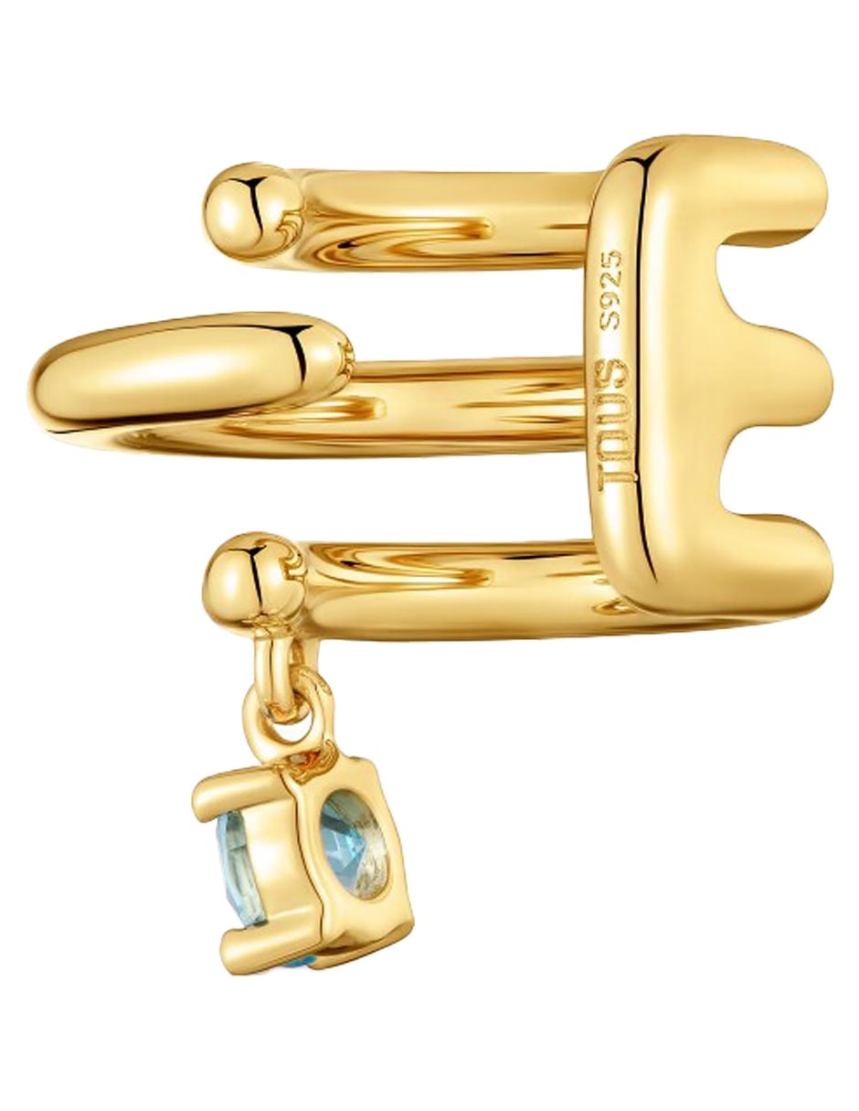 Aretes Lio de plata P 925 topacio 3