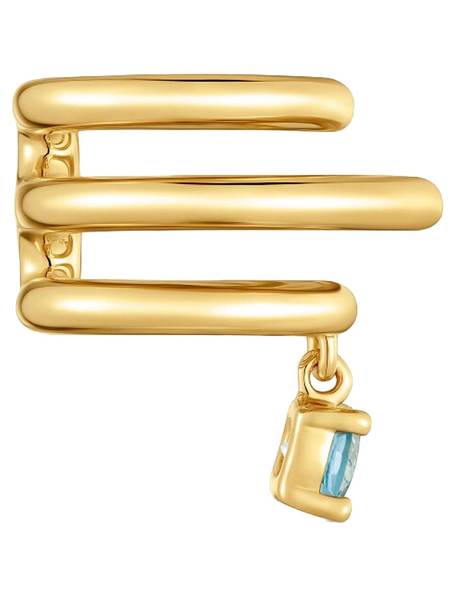 Aretes Lio de plata P 925 topacio 4