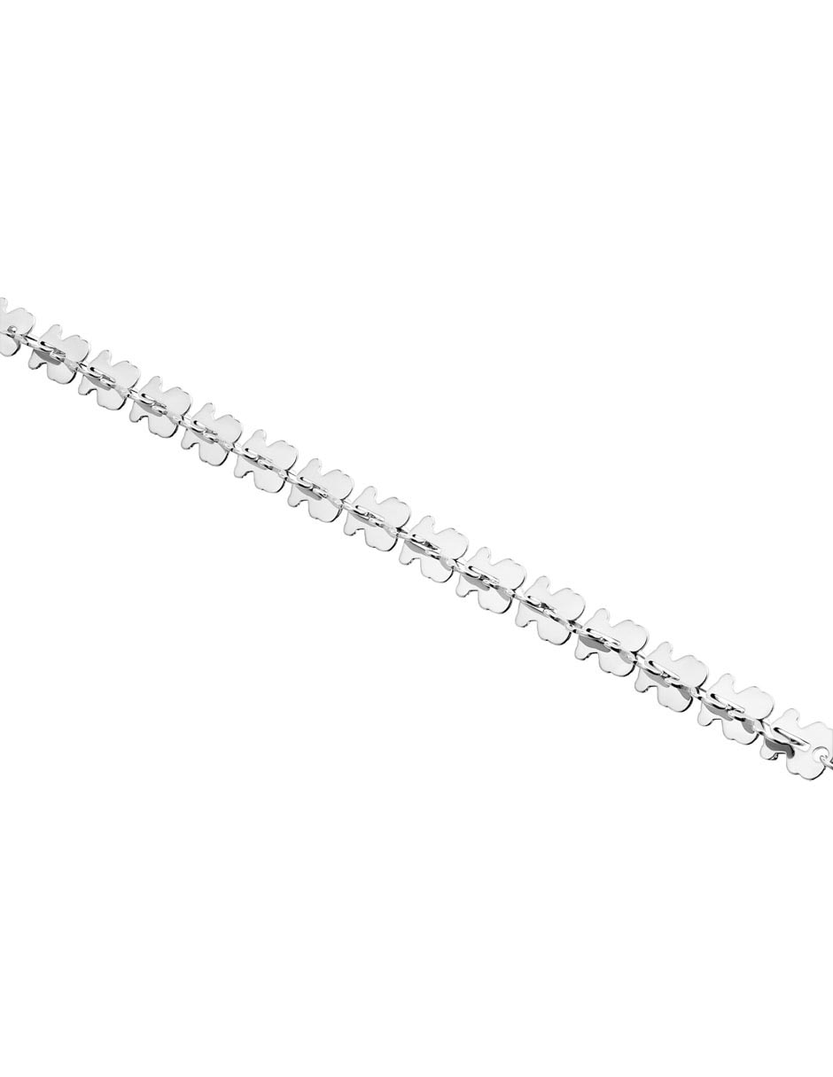 Pulsera tous de acero inoxidable carrusel con acabado liso