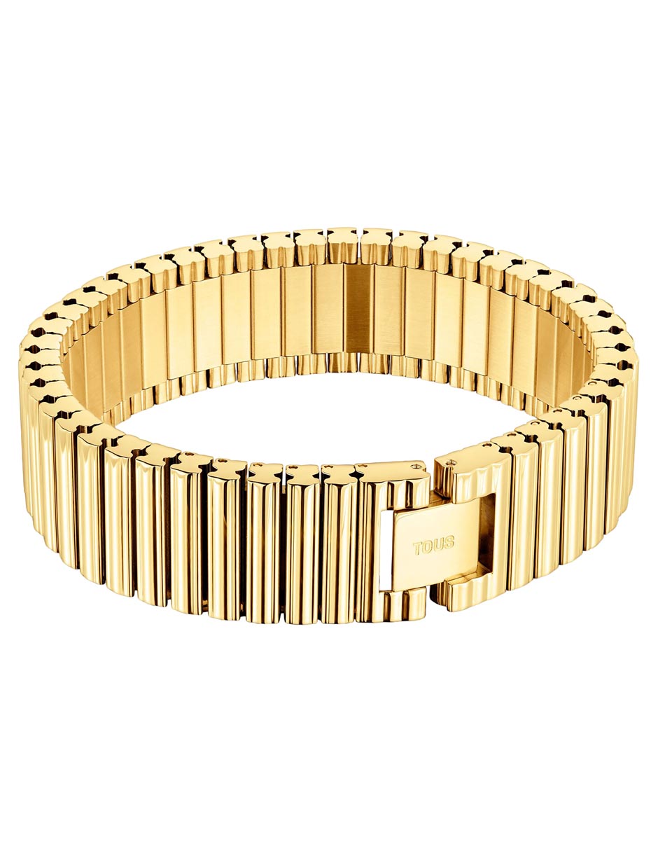 Pulsera tous de acero inoxidable tous 1950 con acabado liso
