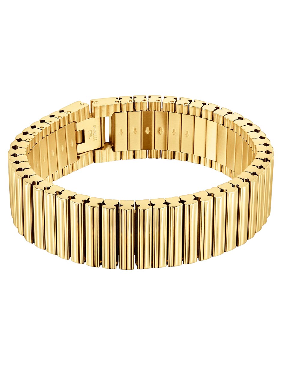 Pulsera tous de acero inoxidable tous 1950 con acabado liso