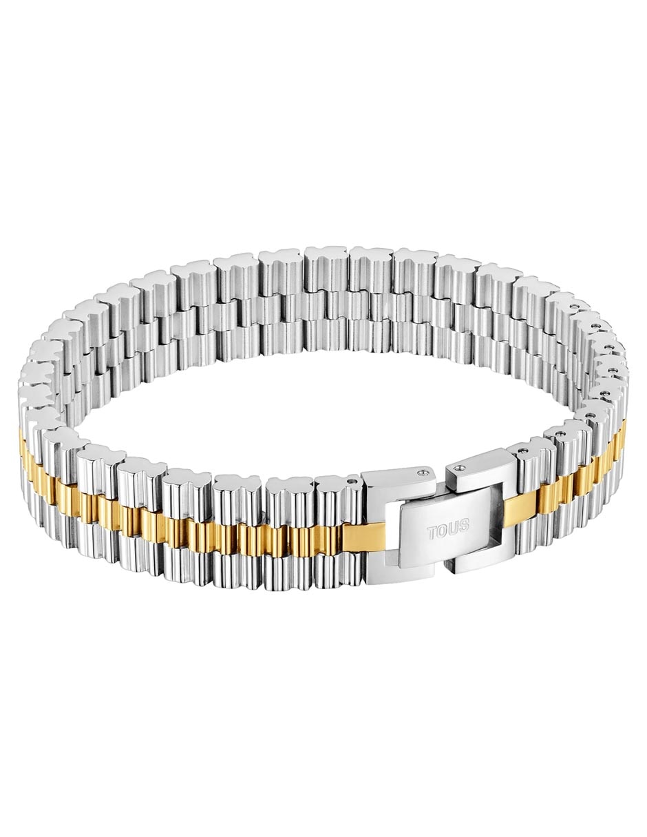 Pulsera tous de acero inoxidable tous 1950 con acabado liso