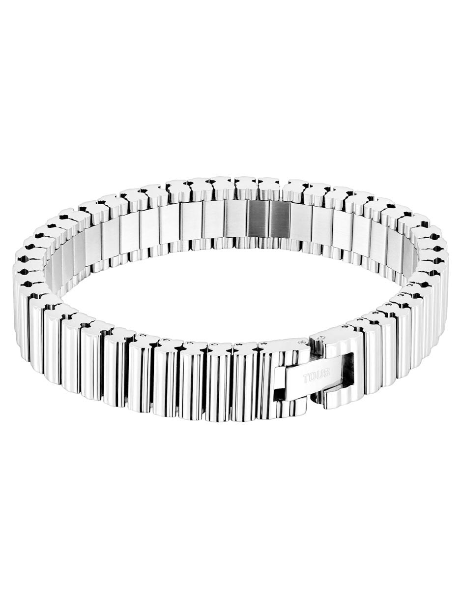 Pulsera tous de acero inoxidable tous 1950 con acabado liso