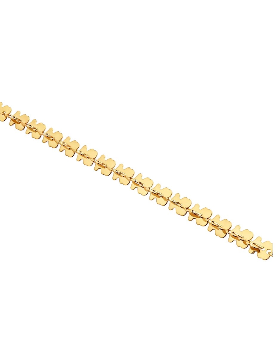 Pulsera tous de acero inoxidable carrusel con acabado liso
