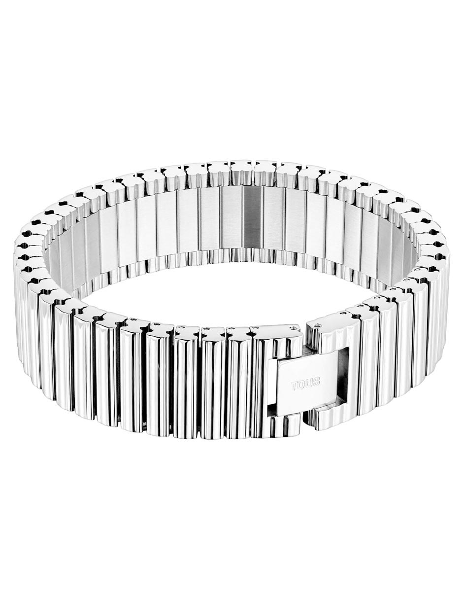 Pulsera tous de acero inoxidable tous 1950 con acabado liso