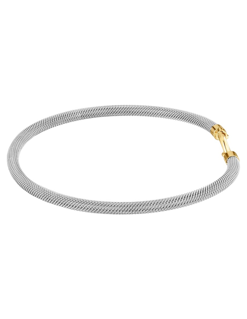 Pulsera tous de oro amarillo 14 k tous unlock con acabado liso