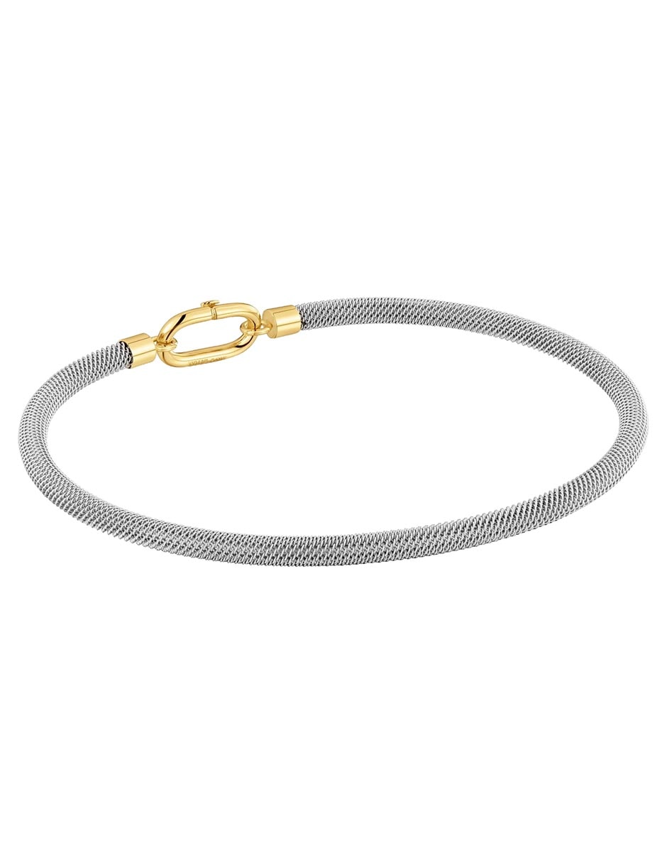 Pulsera tous de oro amarillo 14 k tous unlock con acabado liso