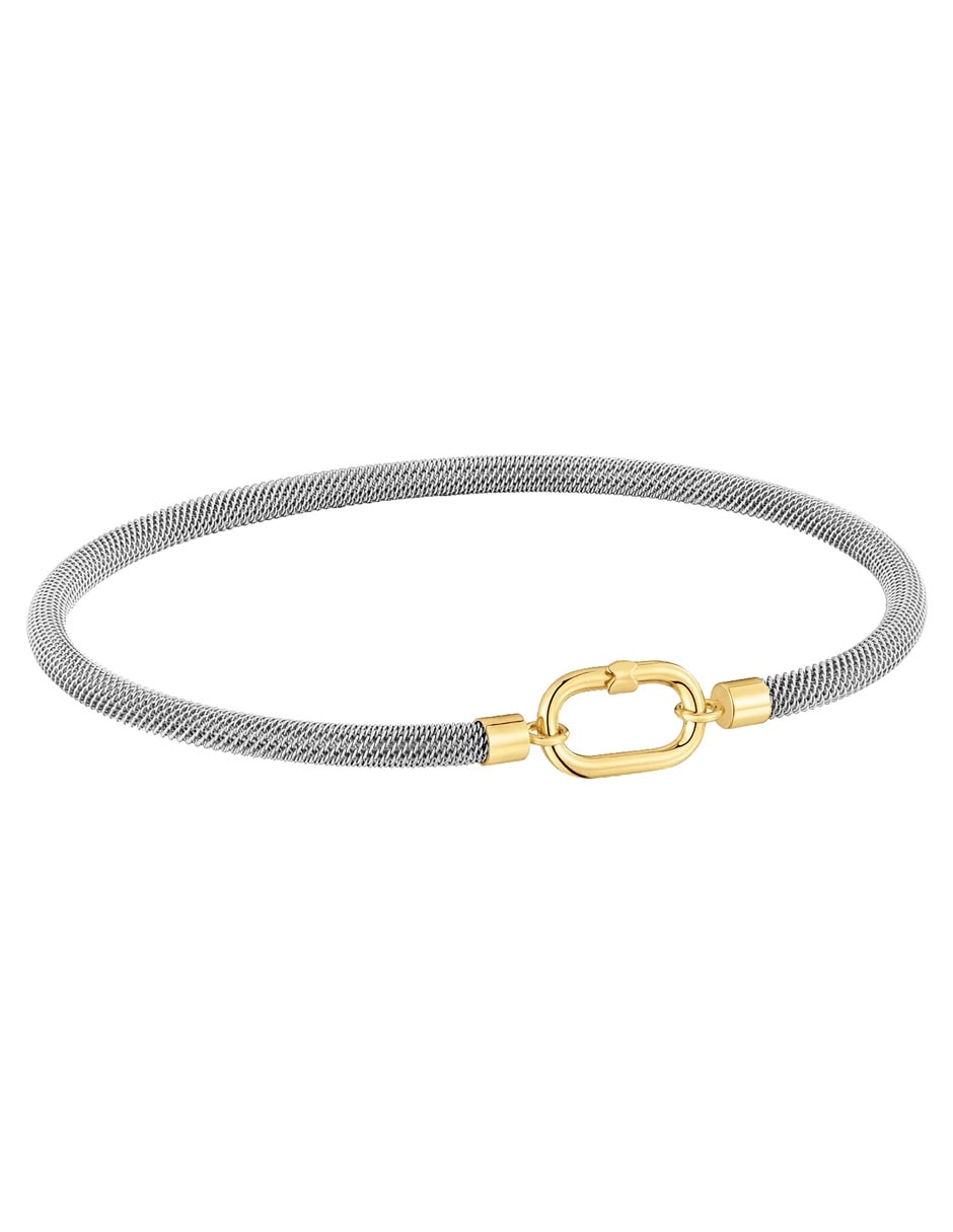 Pulsera tous de oro amarillo 14 k tous unlock con acabado liso