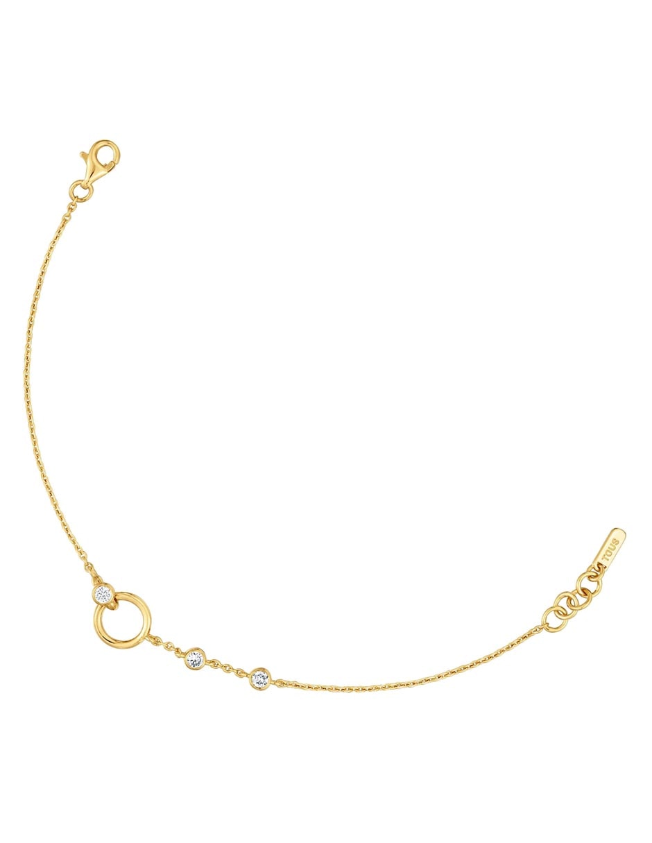 Pulsera de plata p 925 straight lgd con acabado liso