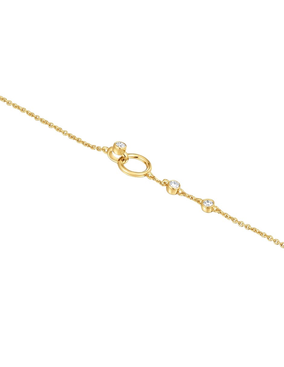 Pulsera de plata p 925 straight lgd con acabado liso 3