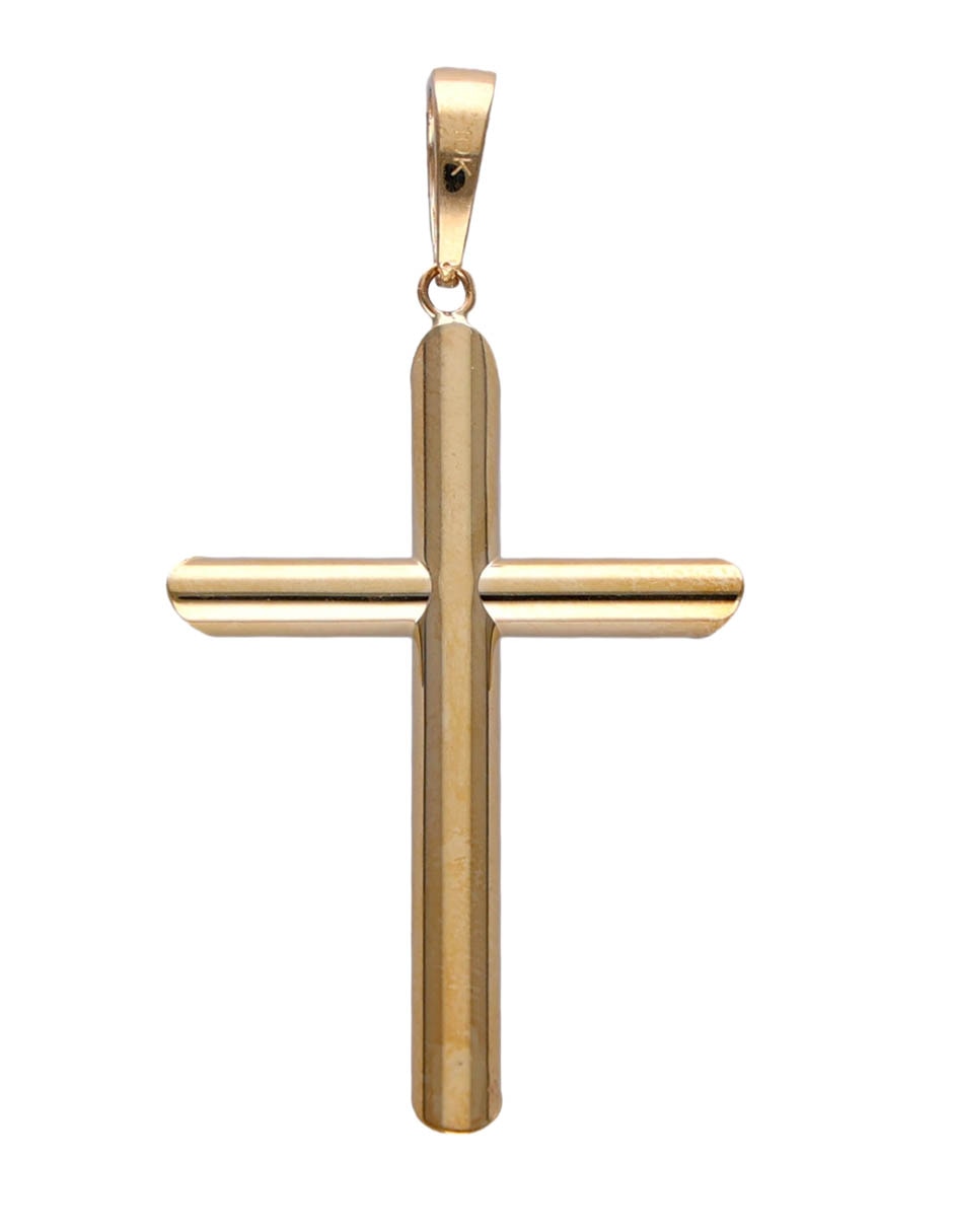 Dije de Cruz de oro amarillo 10 K
