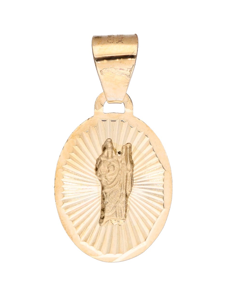 Medalla fonelli San Judas Tadeo de oro amarillo