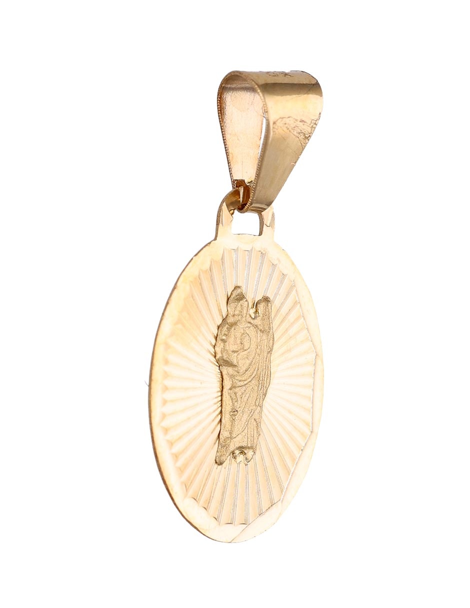 Medalla fonelli San Judas Tadeo de oro amarillo