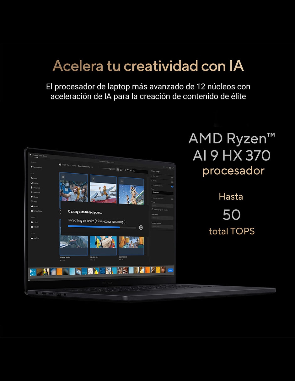 Laptop Touch SE926W 16 pulgadas 4K/UHD AMD Ryzen AI 9 HX 370 NVIDIA GeForce RTX 5080 64 GB RAM 2 TB 3
