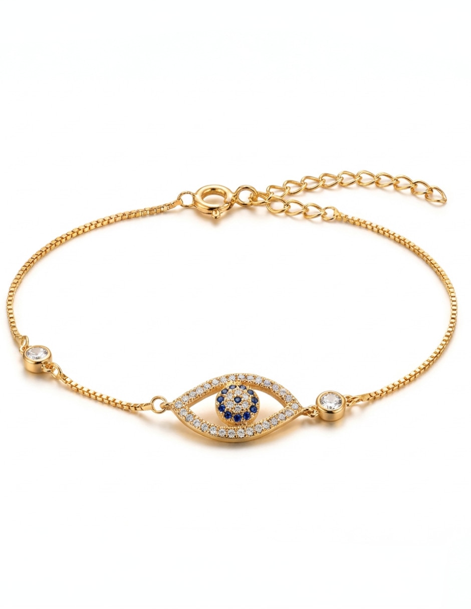 Pulsera de oro laminado 18 K acabado brillante Pulsera de oro laminado 18 K acabado brillante