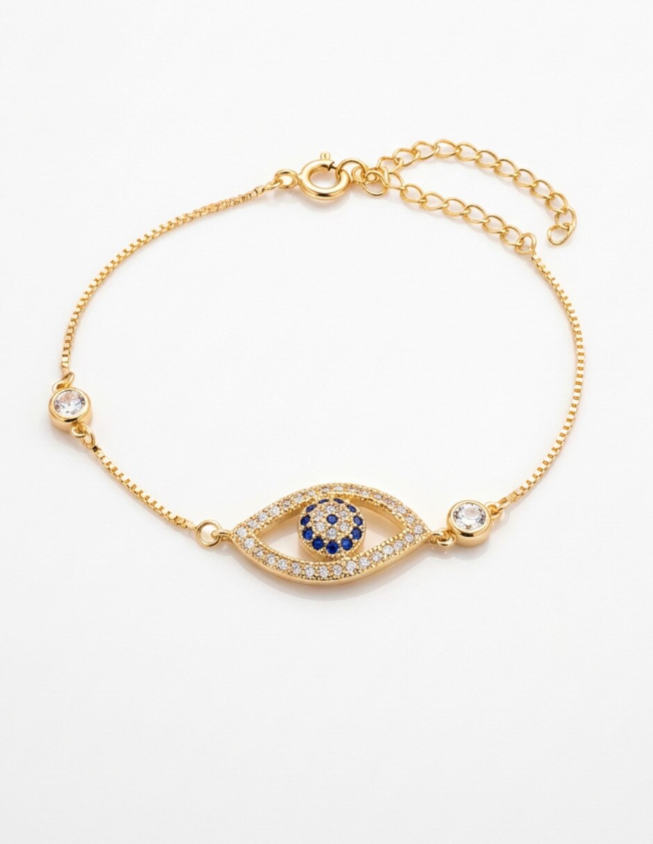 Pulsera de oro laminado 18 K acabado brillante 3
