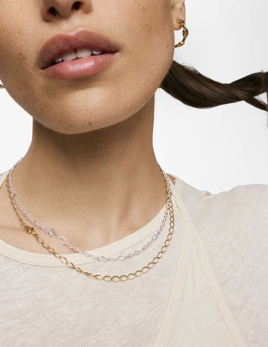 Collar Manifesto de Plata P 925 6