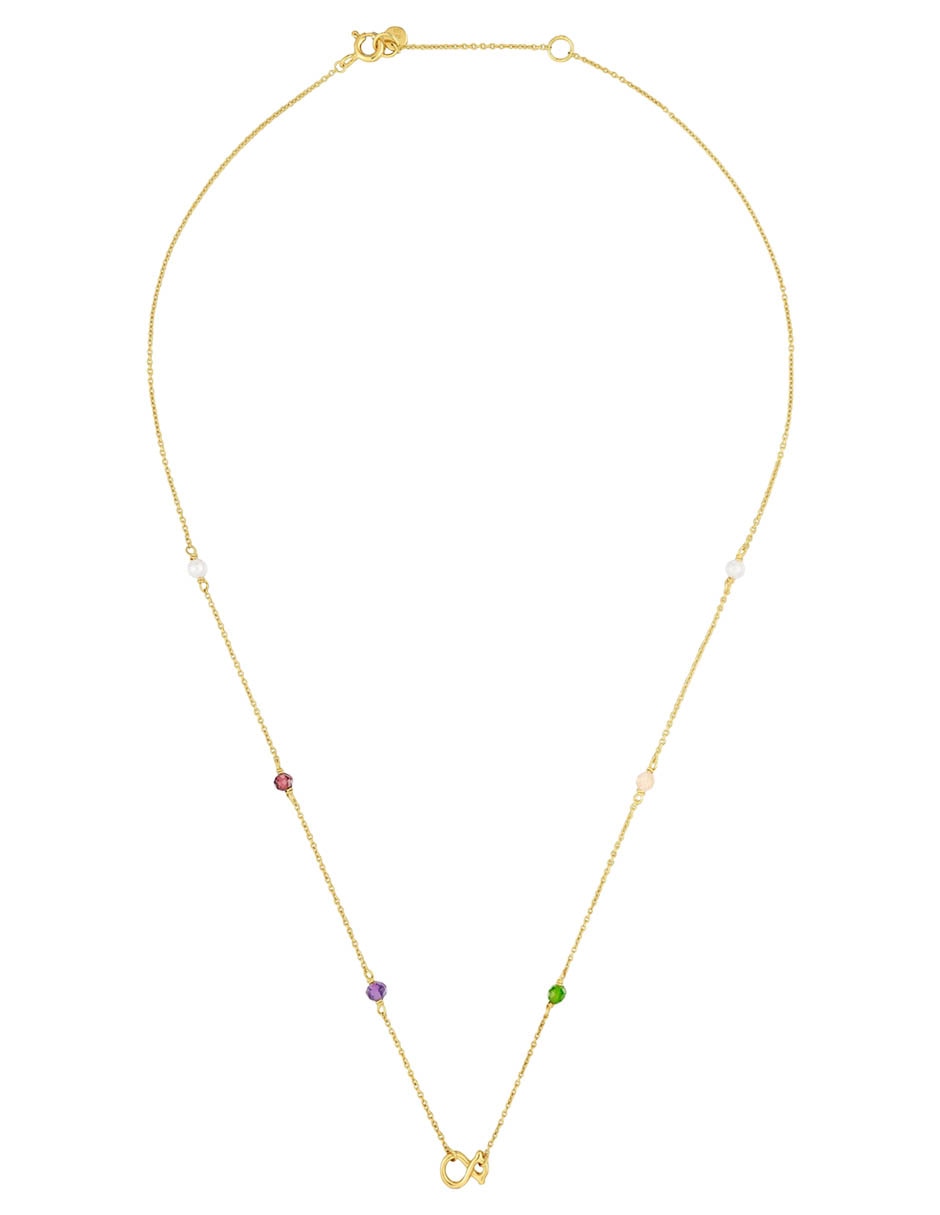 Collar con dije Infinito de oro amarillo 9 K 1