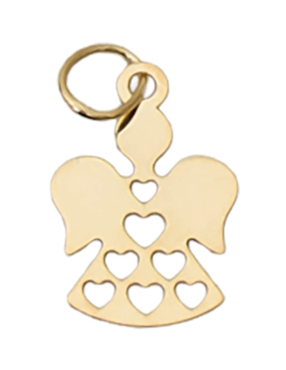 Dije de ángel de oro amarillo 14 K Dije de ángel de oro amarillo 14 K