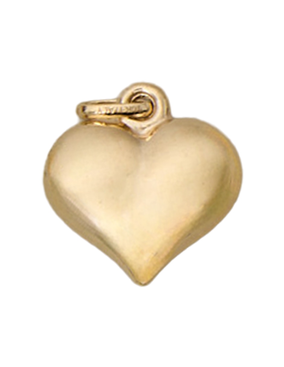 Dije de corazón de oro amarillo 14 K