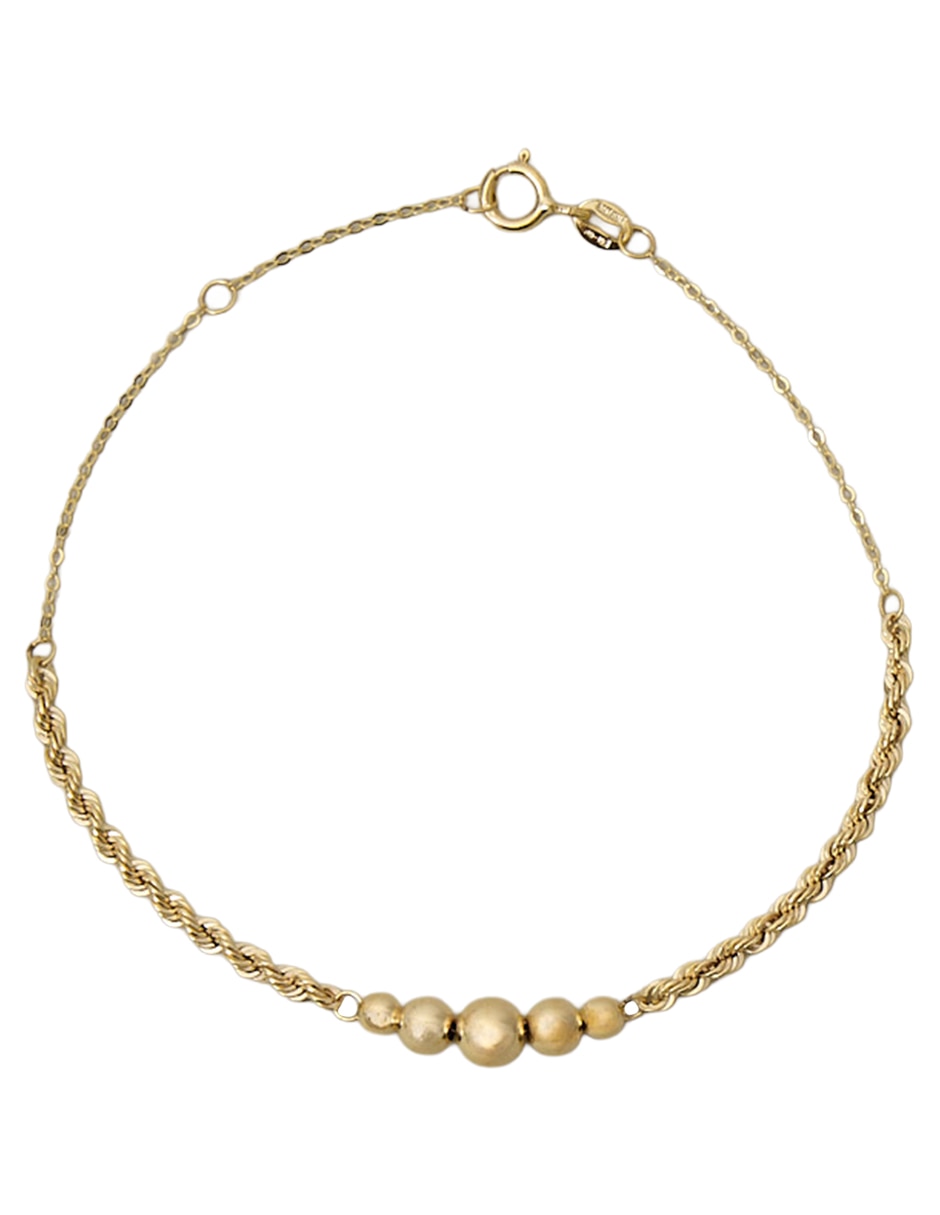 Pulsera de oro con 18 k Bracelet acabado pulido