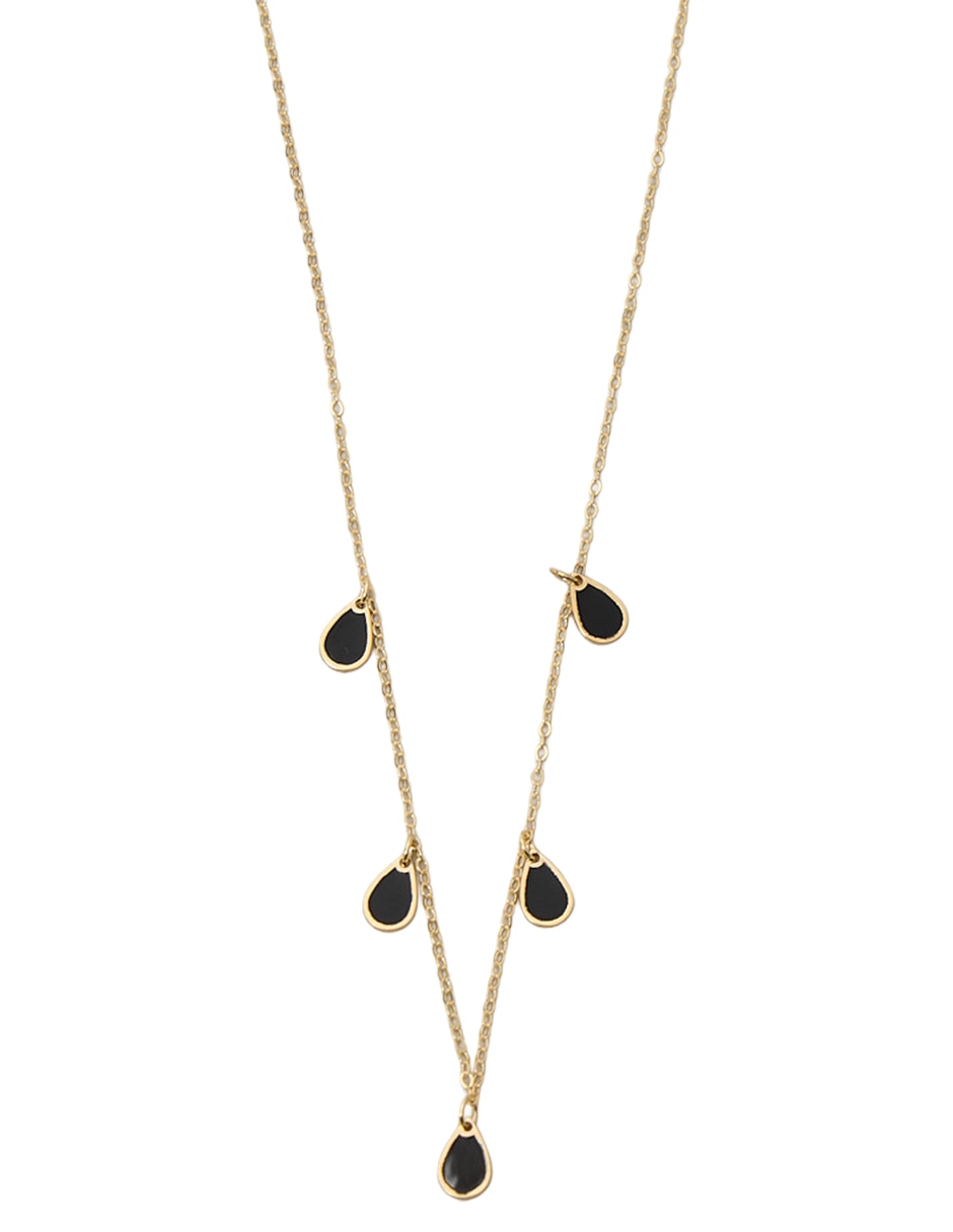 Collar de gota oro amarillo 10 K