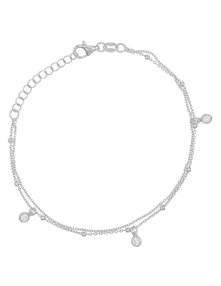 Brazalete de plata P 925 acabado brillante