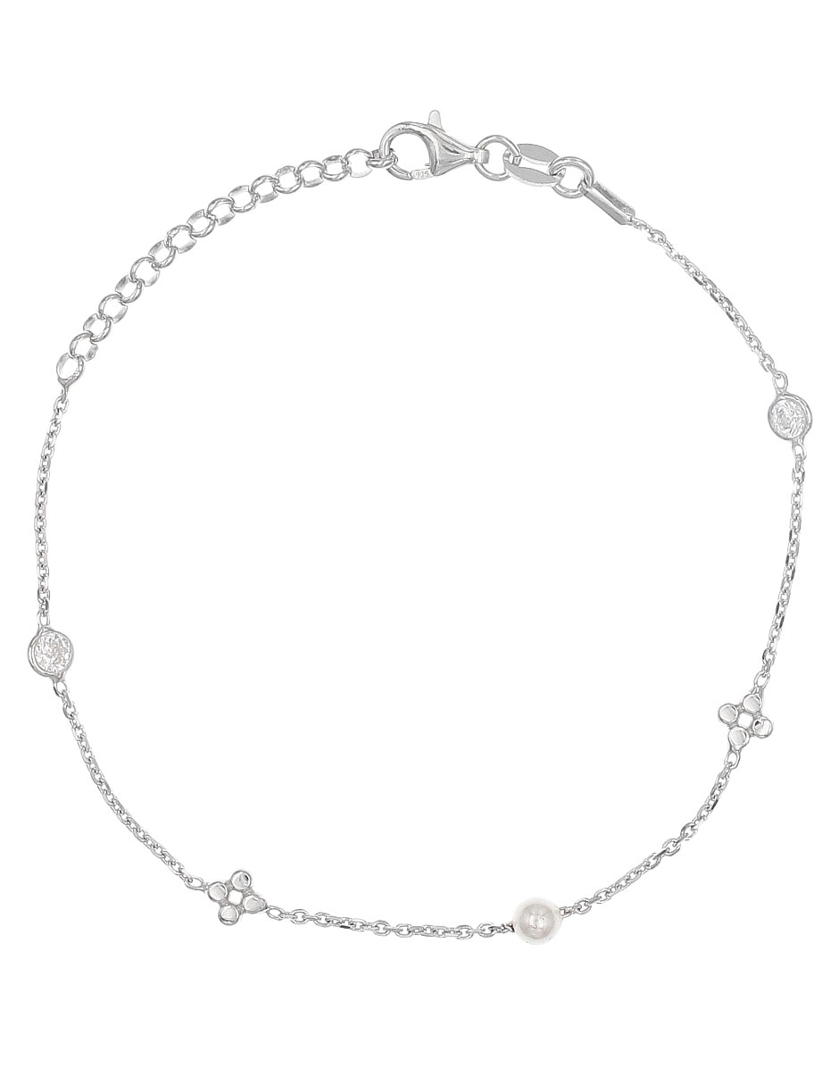 Pulsera de plata p 925 acabado brillante