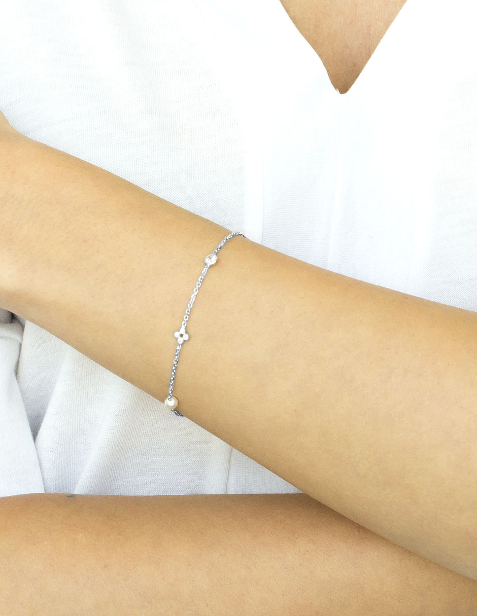 Pulsera de plata p 925 acabado brillante