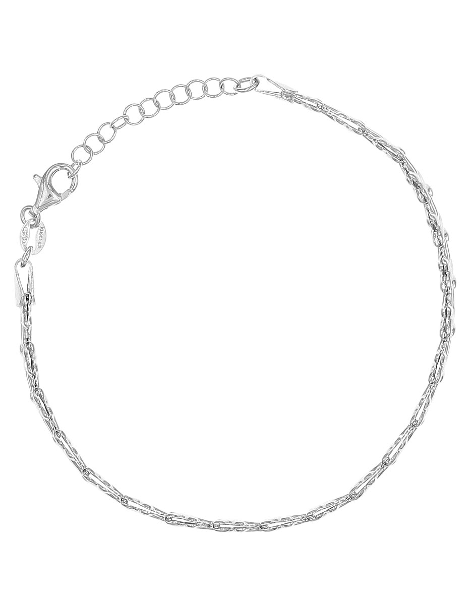 Brazalete de plata p 925 acabado brillante