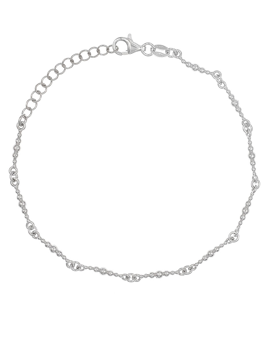 Brazalete de plata p 925 acabado brillante