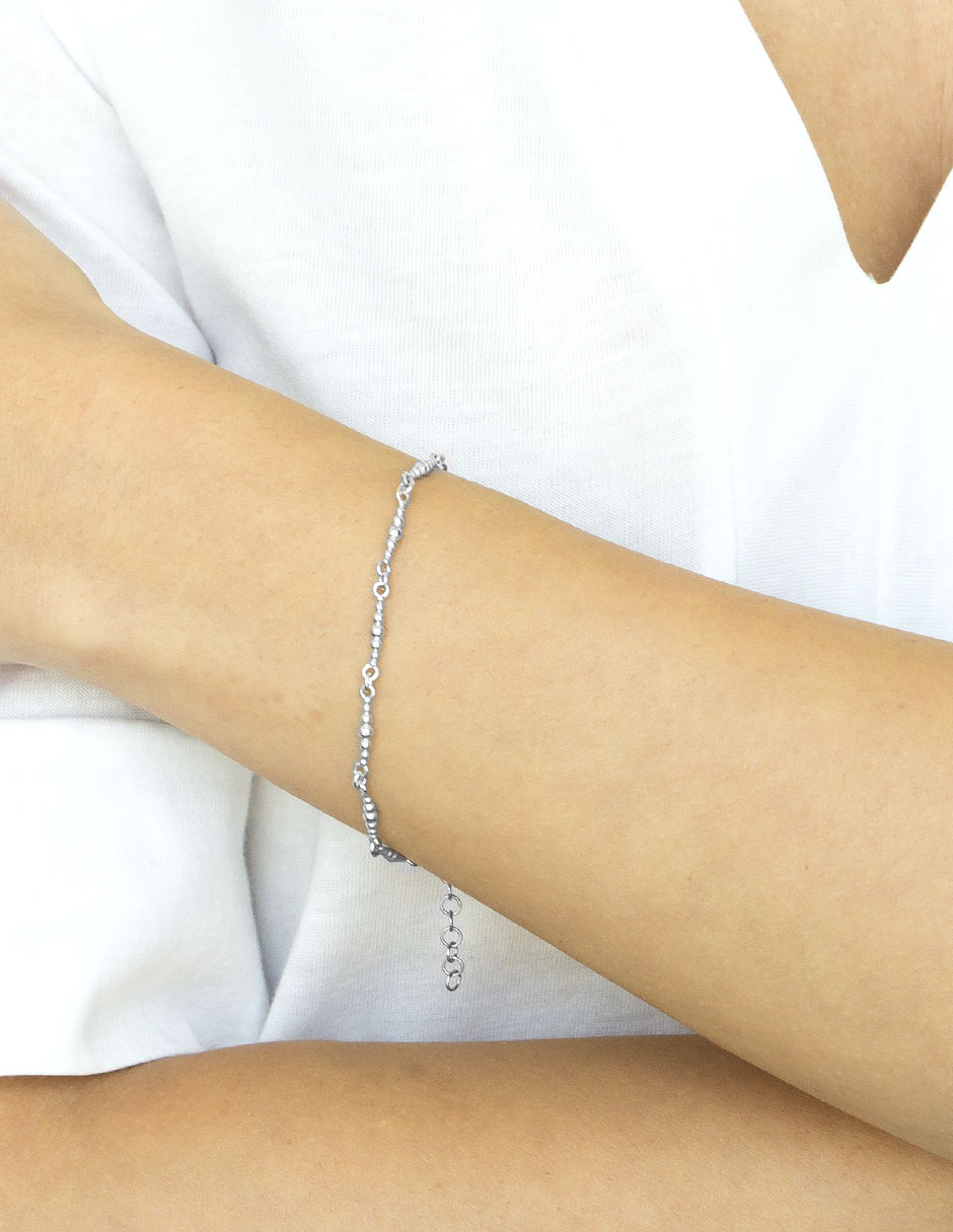 Brazalete de plata p 925 acabado brillante