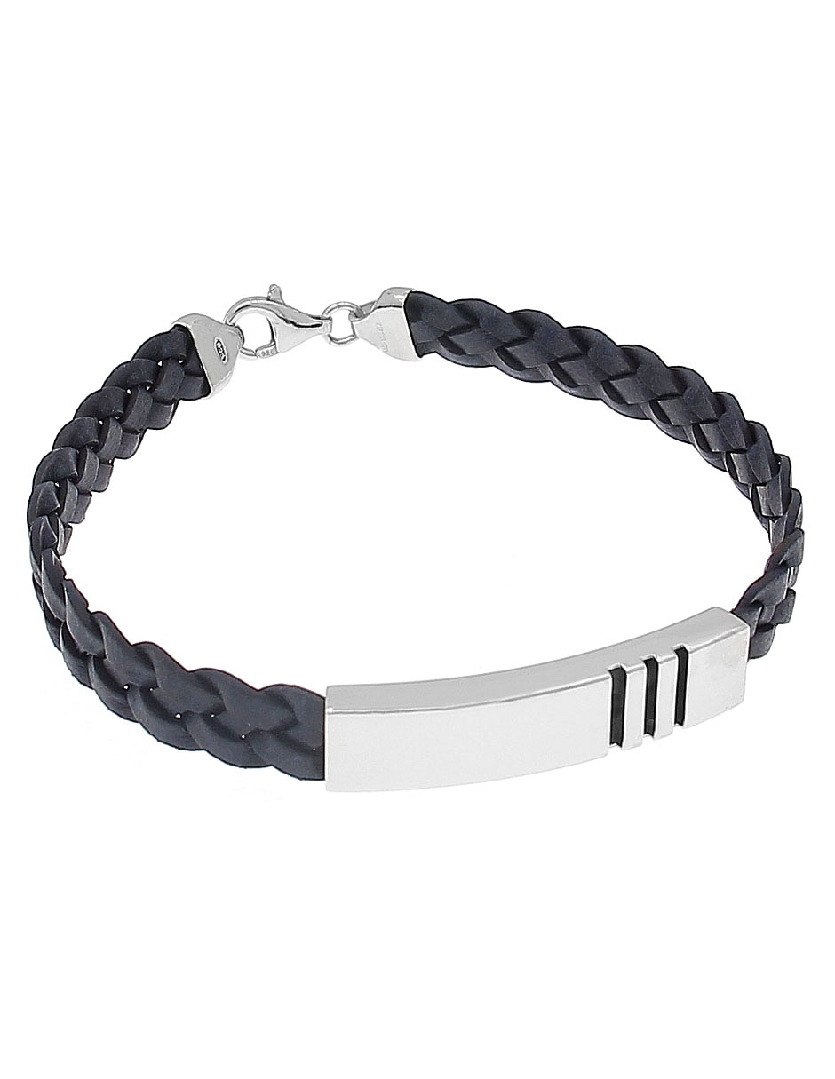 Brazalete de piel acabado semi mate