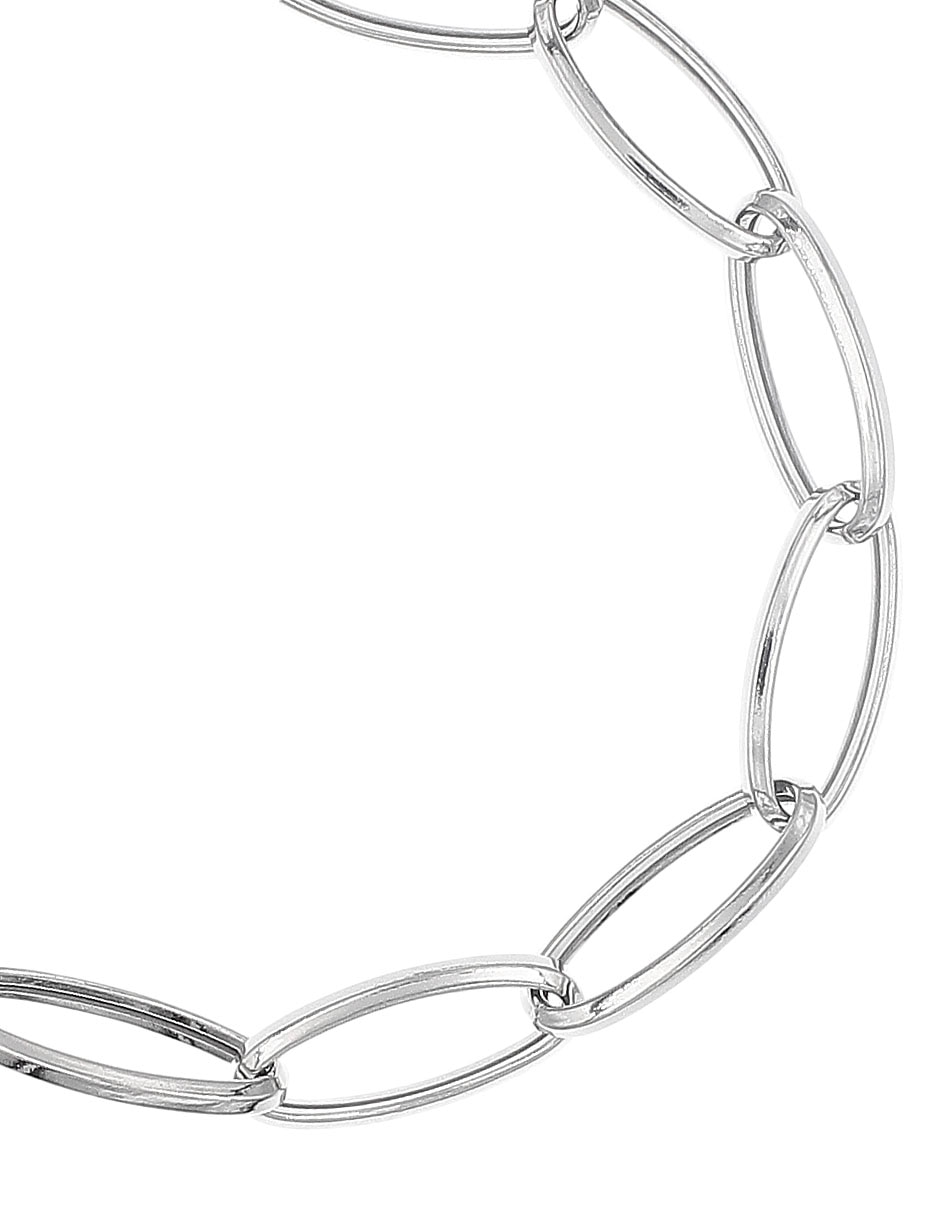 Brazalete de plata p 925 acabado liso