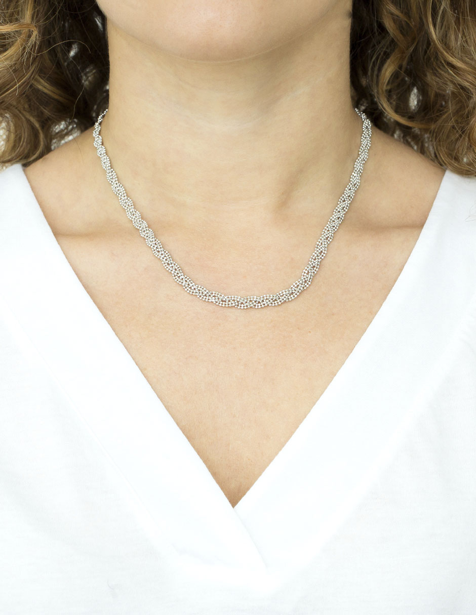 Collar de plata p 925 3