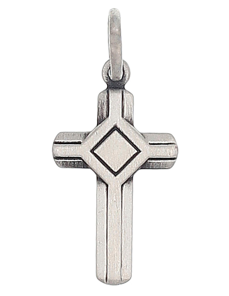 Dije de cruz de plata P 925