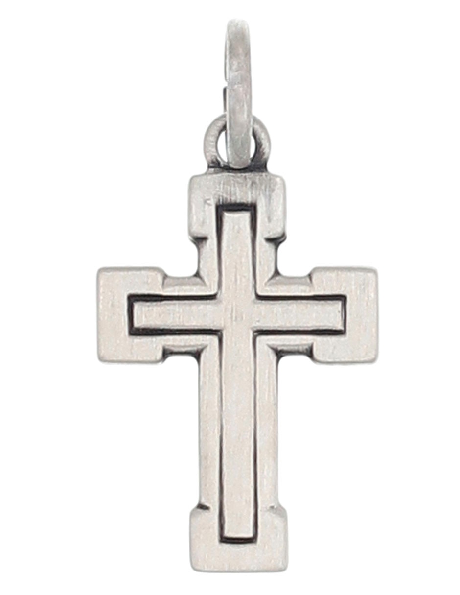 Dije de cruz de plata p 925