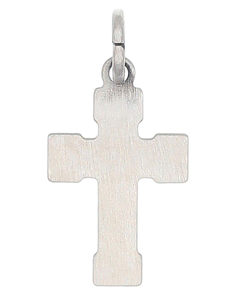 Dije de cruz de plata p 925 4