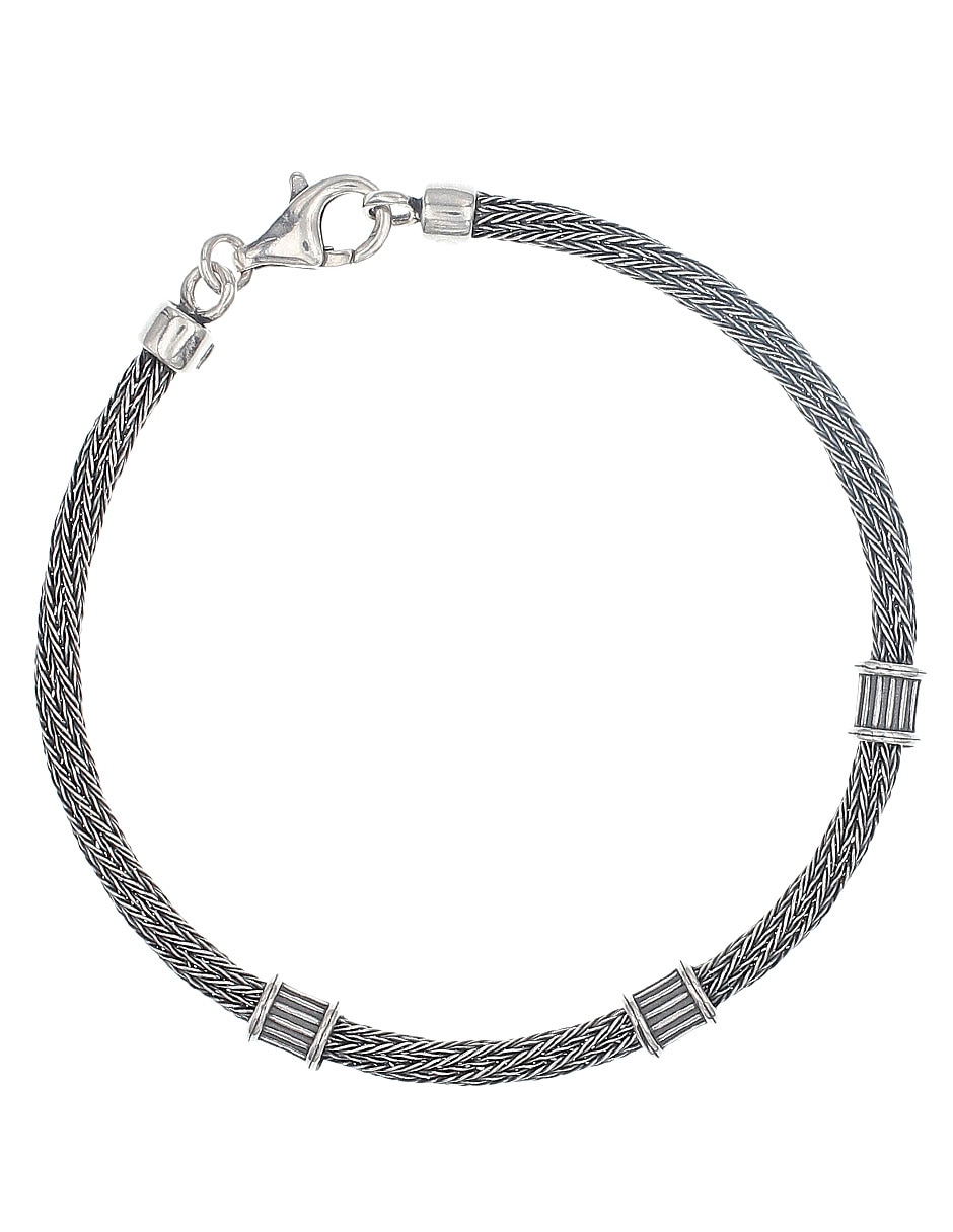 Pulsera de plata p 925 acabado pulido