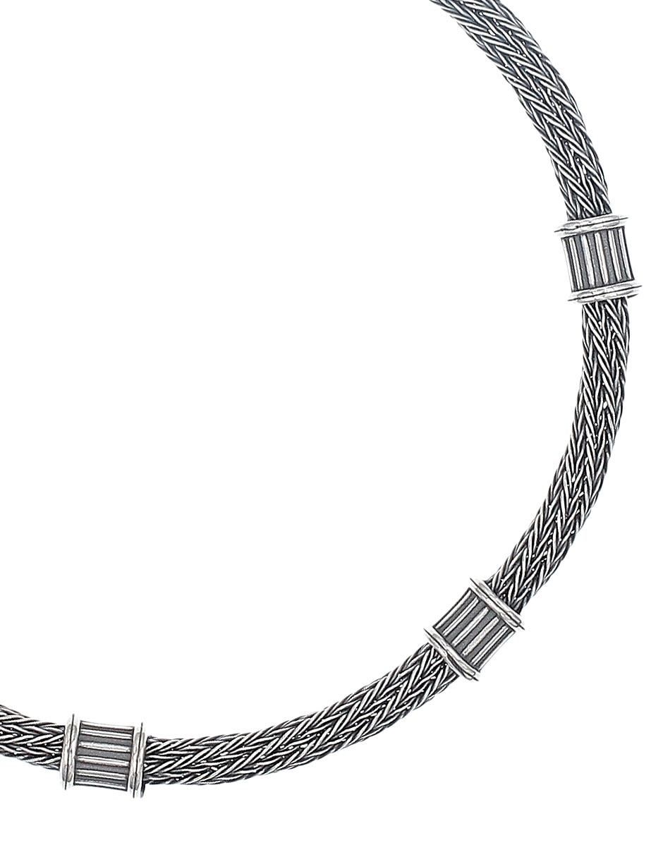Pulsera de plata p 925 acabado pulido