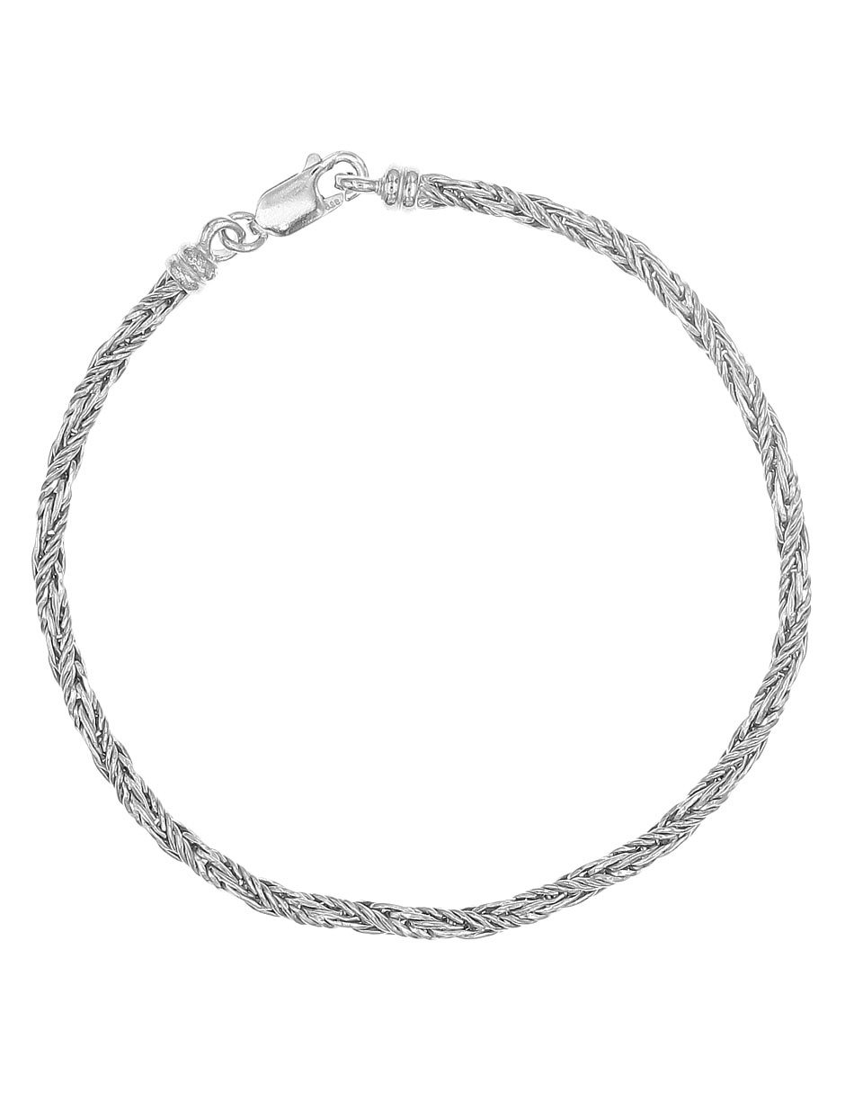 Pulsera de plata p 925 acabado mate