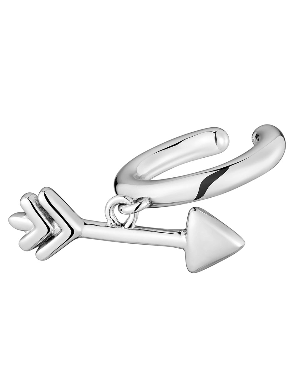 Ear cuff Flecha Charming Steel con acabado brillante 1